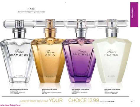 Avon perfumes and colognes .